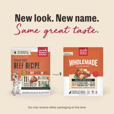 Show full view: The Honest Kitchen Chicken Recipe + Beef Recipe Dehydrated Dog Food slide 8 of 9