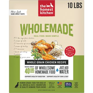The Honest Kitchen Wholemade Whole Grain Chicken Dog Food, 10-lb box slide 1 of 9