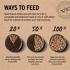 Vital Essentials Freeze-Dried Raw Beef & Salmon Entree & Mixer Soft Nibs Dog Food, 48-oz bag slide 2 of 9