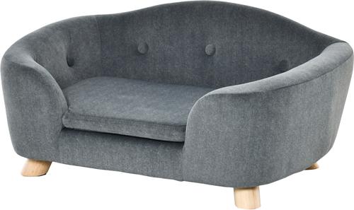 Show full view: jansno Dog Sofa Bed with Washable & Removable Cushion, Gray slide 6 of 6