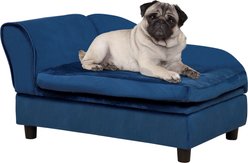 jansno Dog Bed with Hidden Storage, Blue