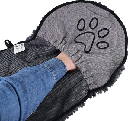 Show full view: Safari Shammy Dog Towel, Grey slide 5 of 7