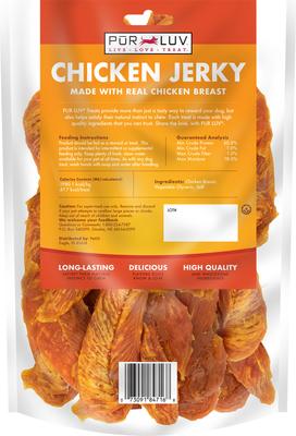 Show full view: Pur Luv Whole Muscle Chicken Jerky Dog Treats, 32-oz pouch slide 10 of 11