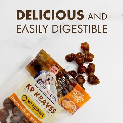 Show full view: Pur Luv K9 Kraves Peanut Butter Dog Treats, 20 count slide 8 of 10