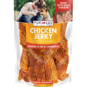 Pur Luv Whole Muscle Chicken Jerky Dog Treats, 32-oz pouch