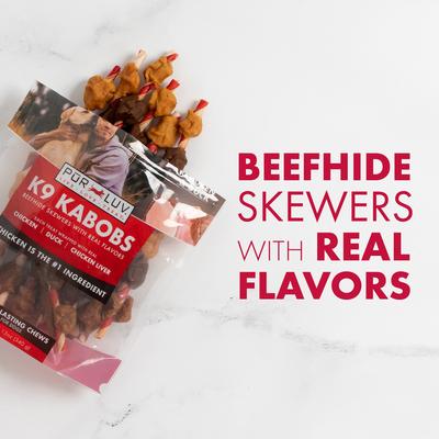 Show full view: Pur Luv K9 Kabob Real Chicken & Duck Dog Treats, 12-oz bag slide 8 of 11