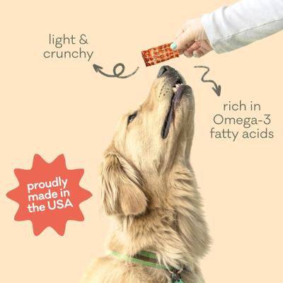 Show full view: Polkadog Alaskan Salmon Chips Grain-Free Dehydrated Dog Treats, 2.75-oz bag slide 4 of 6