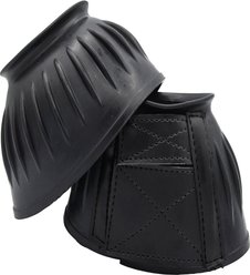 Equi-Essentials EQComposite HL Rib Bell Horse Boots, Black, Medium