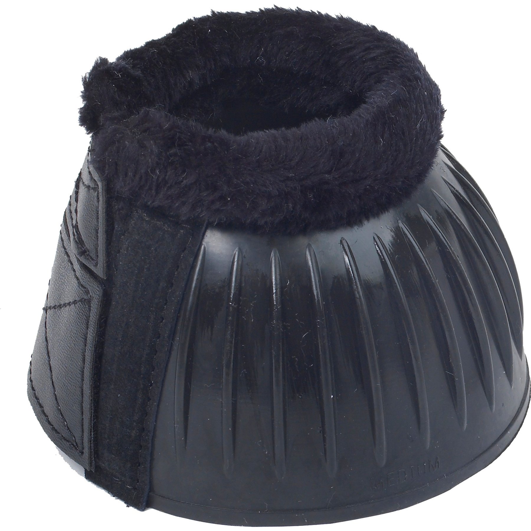 Equi-Essentials Heavy Duty Fleece Bell Horse Boots, Black, X-Large