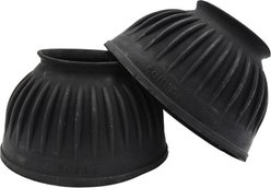 Equus Ribbed Bell Horse Boots, Black, Large