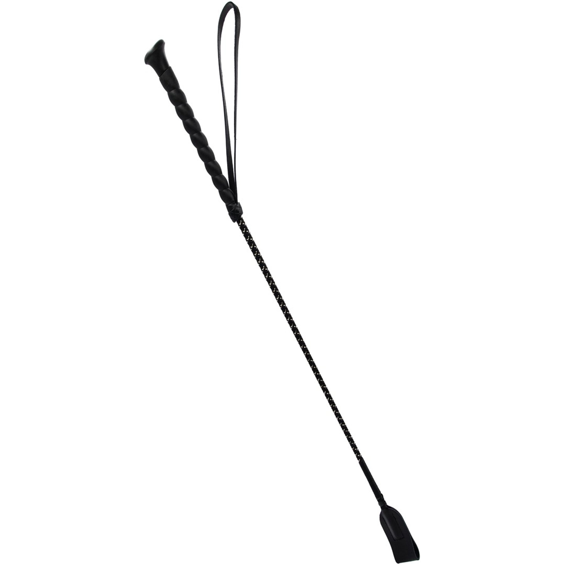EquiStar Rainbow Glitter Horse Stick, Black, 23-in