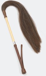 County Whips Horse Fly Whisk, Brown, 24-in