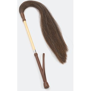 County Whips Horse Fly Whisk, Brown, 24-in