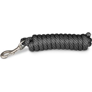 Ovation Color Collection 9 Foot Horse Lead Line, Black, 9-ft