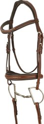 Equine International Carlisle Anatomic Horse Bridle, Brown, Cob slide 1 of 2