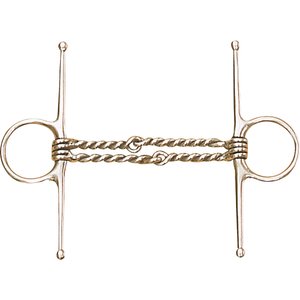 Centaur Stainless Steel Double Twisted Wire Full Cheek Horse Bit, 5.5