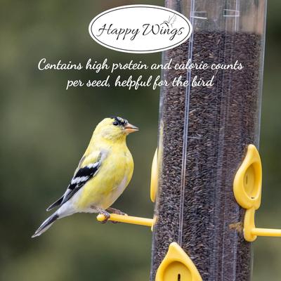 Show full view: Happy Wings NO GROW Thistle Seed Wild Bird Food, 4-lb bag slide 5 of 6