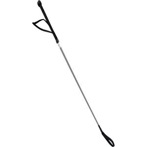 County Whips Spiral Horse Crop, Black/White, 24-in