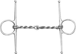 Centaur Stainless Steel Full Cheek Single Twisted Wire Horse Bit, 5