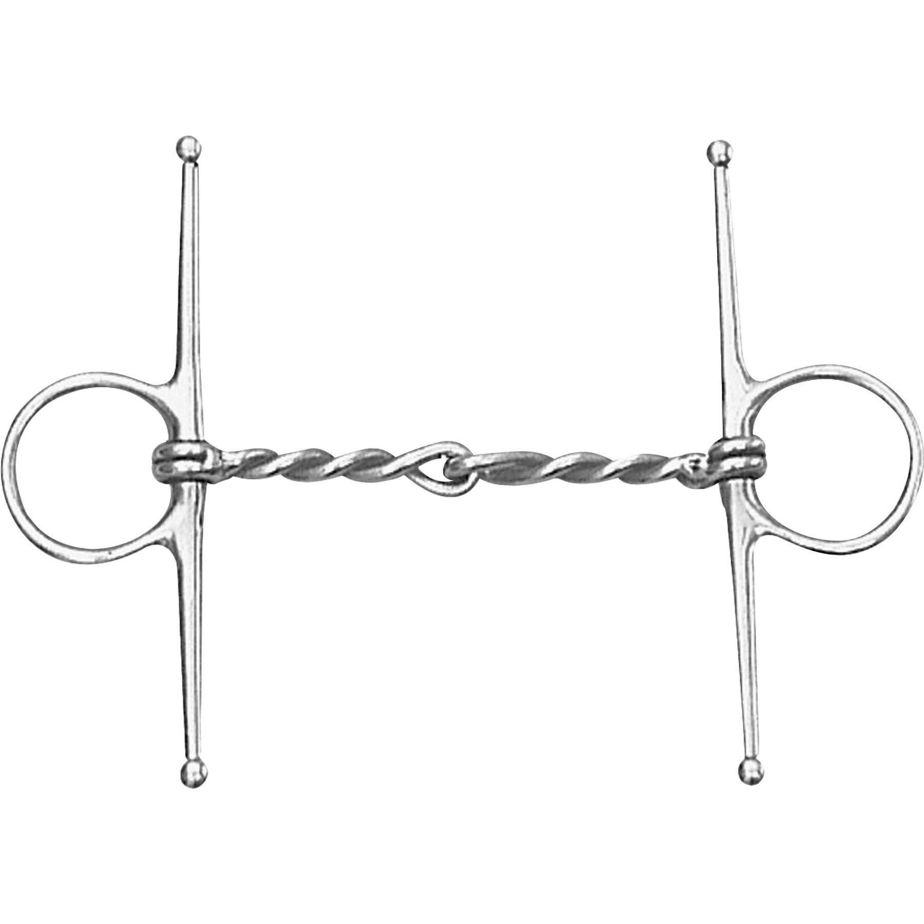 Centaur Stainless Steel Full Cheek Single Twisted Wire Horse Bit, 5