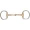 Show in main carousel: Centaur Stainless Steel Copper Mouth Eggbutt with Flat Rings Horse Bit, 5 slide 1 of 1