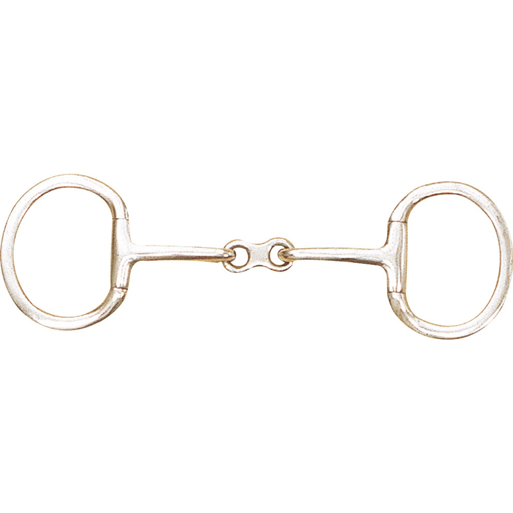 Centaur Stainless Steel French Link Eggbutt Horse Bit, 5.5