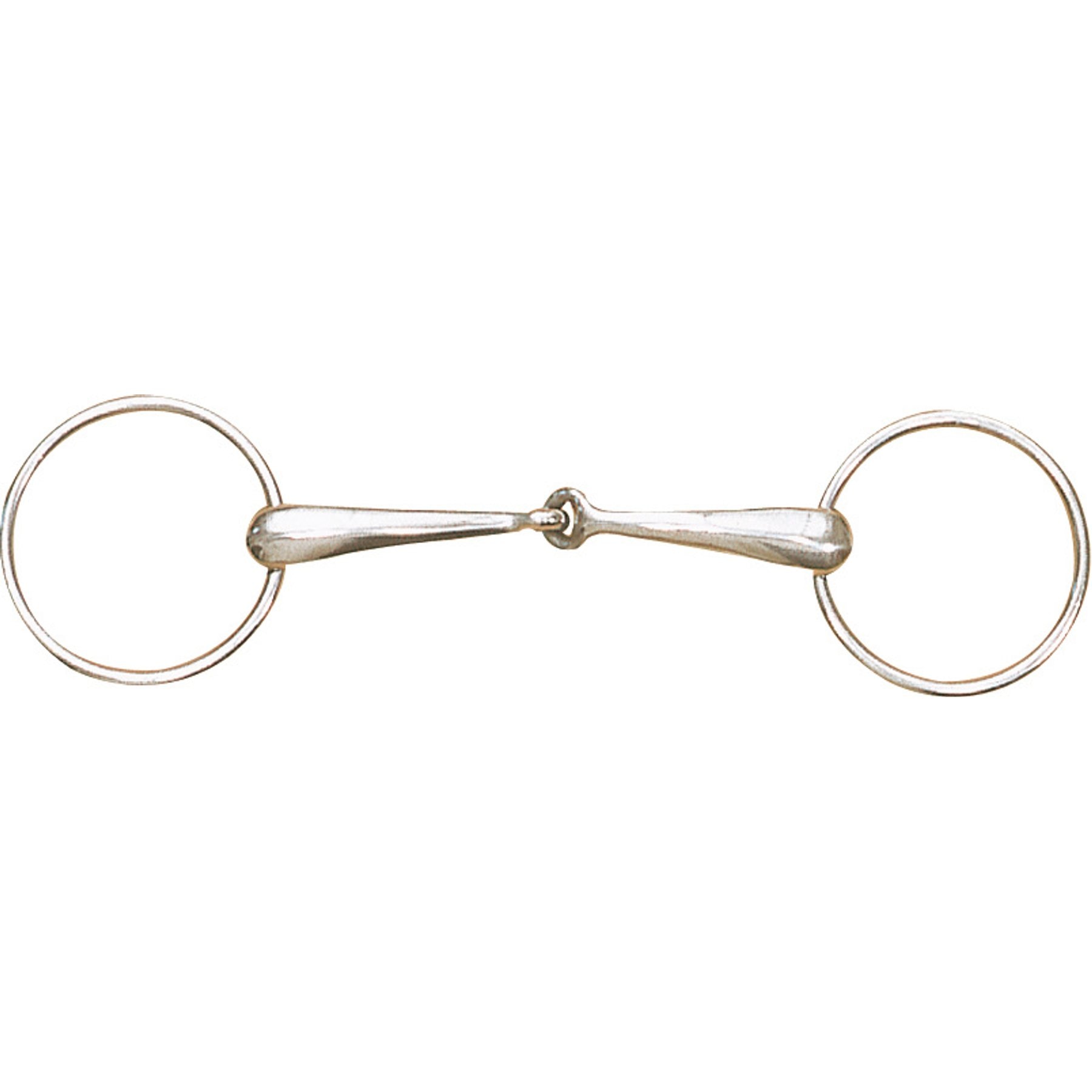 Centaur Stainless Steel Heavy Weight Solid Mouth Loose Ring Horse Bit, 5.5