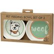 Show in main carousel: Speckle & Spot by Ore' Originals Lucky Melamine Dog Bowl Gift Set, Green, Small, 2 count slide 2 of 3