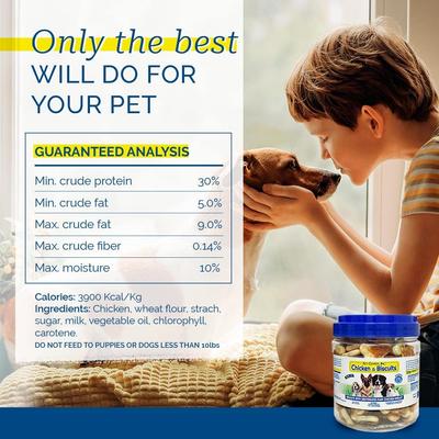 Show full view: Pet Center Chicken & Biscuits Recipe Mini Dog Treats, 1-lb jar slide 4 of 7