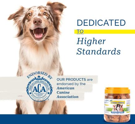 Show full view: Pet Center Chicken Nibbles Dog Treats, 1-lb jar slide 9 of 10