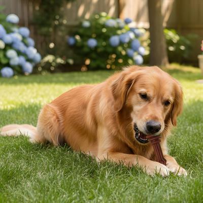 Show full view: Burt's Bees Manuka Honey + Ginger Medium/Large Sweet Potato Dental Dog Treats, 7.4-oz bag slide 7 of 7