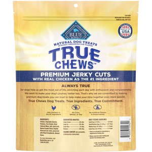 Blue Buffalo True Chews Premium Jerky Cuts Chicken Jerky Dog Treats, 32-oz bag