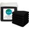 Show in main carousel: BedVoyage Viscose from Bamboo Facial Washcloth, Black, 6 count slide 1 of 9