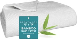 BedVoyage Luxury Viscose from Bamboo Bath Towel, White