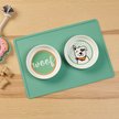 Show in main carousel: Speckle & Spot by Ore' Originals Lucky Melamine Dog Bowl Gift Set, Green, Small, 2 count slide 3 of 3