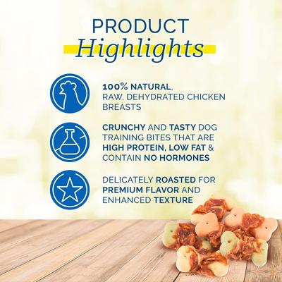 Show full view: Pet Center Chicken & Biscuits Recipe Mini Dog Treats, 1-lb jar slide 3 of 7