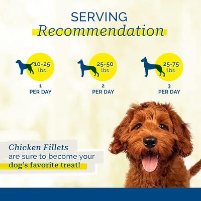 Show full view: Pet Center Chicken Fillet Dog Treats, 6-oz bag slide 5 of 8