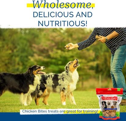 Show full view: Pet Center Chicken Bites Dog Treats, 8-oz bag slide 7 of 9