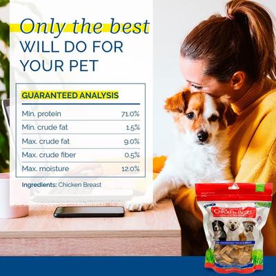 Show full view: Pet Center Chicken Bites Dog Treats, 8-oz bag slide 4 of 9