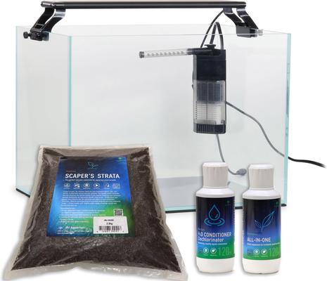 Show full view: AquaZen Rimless Desktop Freshwater Planted Tank Kit, 10-gal slide 5 of 7