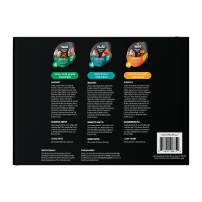 Show full view: Nulo Signature Stews Variety Pack Grain-Free Small Breed Wet Dog Food, 2.8-oz cup, case of 12 slide 6 of 12