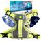 Show in main carousel: allforpaws K-Nite Light Up Reflective Dog Harness, Green, Large: 19 to 33-in chest slide 7 of 10