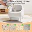 Show in main carousel: Coziwow Open-Top Smart Self Cleaning App Control Cat Litter Box, 23.8-lb bag slide 6 of 7