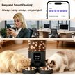 Show in main carousel: ONIZOOMI Smart 2.4G WiFi Automatic Dual Bowl Cat & Dog Feeder, Black, 30-Cup slide 7 of 10