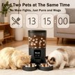 Show in main carousel: ONIZOOMI Smart 2.4G WiFi Automatic Dual Bowl Cat & Dog Feeder, Black, 30-Cup slide 3 of 10