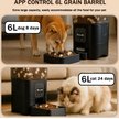Show in main carousel: ONIZOOMI Smart Stainless Steel Bowl 2.4G Automatic Cat & Dog Feeder, Black, 25-Cup slide 2 of 10