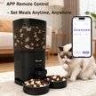 Show in main carousel: ONIZOOMI Smart 2.4G WiFi Automatic Dual Bowl Cat & Dog Feeder, Black, 30-Cup slide 2 of 10