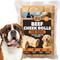 Show in main carousel: Brutus & Barnaby Rawhide-Free Peanut Butter Flavored Beef Cheek Rolls Long Lasting Dog Chews, 5 to 7-inch, 2 count slide 1 of 11