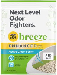 Tidy Cats Breeze Cat Litter Enhanced Pellets Refill, 7-lb bag