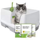 Tidy Cats Breeze X-Large Multi-Cat Starter Kit Litter Box, Litter Pellets & Pads
